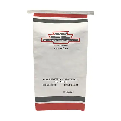 PP Woven Bag with Inner Liner 25kg Capacity Moisture
