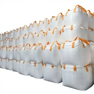 Super Sack PP Woven Flat Bottom Jumbo FIBC Bag Cement
